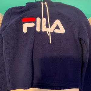 Blue Fleece Fila jacket